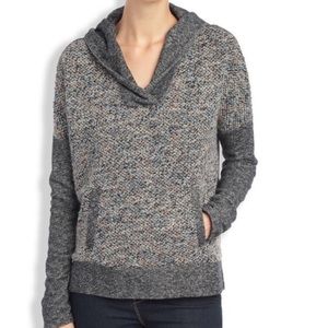 Lucky Lotus Grey Multicolor Hooded Sweatshirt